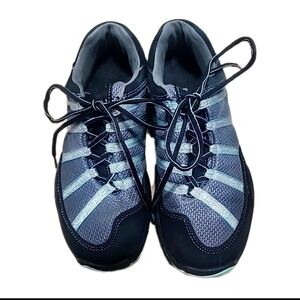 Kuru Chicane Women 8.5 Medium Trail Hiking Walking Shoes Black Delirium